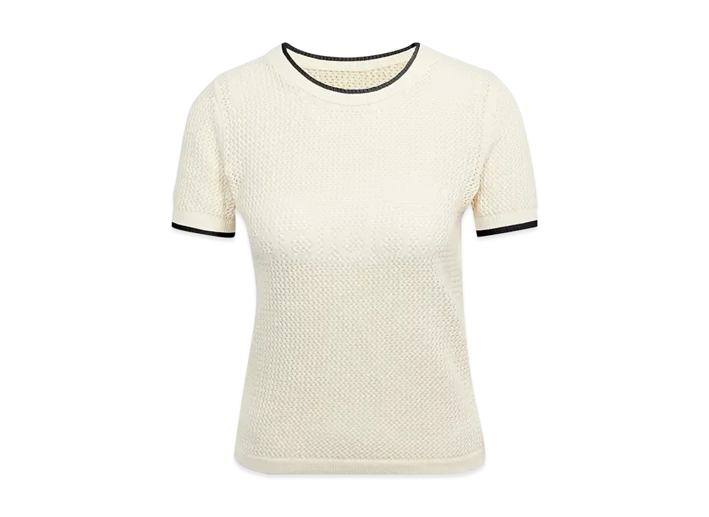 adidas Originals Premium Crochet Cali Short Sleeve T-Shirt "Wonder White"