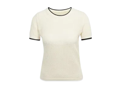adidas Originals Premium Crochet Cali Short Sleeve T-Shirt "Wonder White"