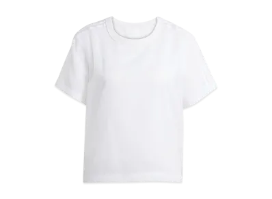 adidas Adicolor Sheer Three Stripes Short Sleeve T-Shirt "White"