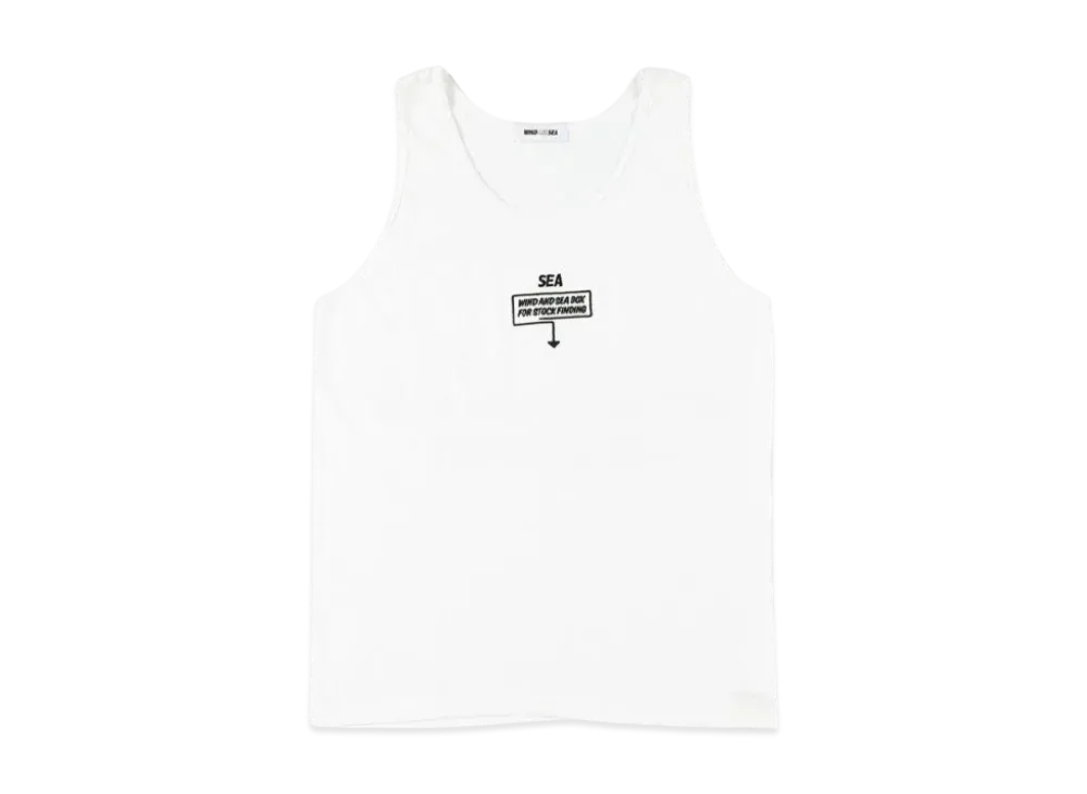 WIND AND SEA Archive Box Tank Top "White"