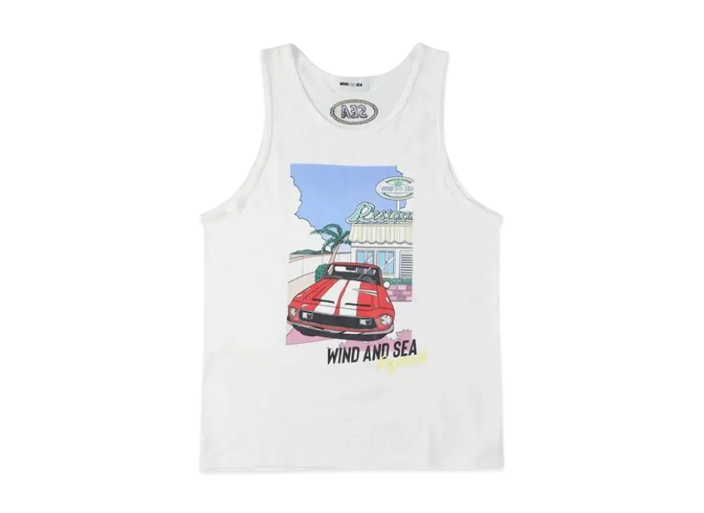 Yoshifuku Honoka x WIND AND SEA Tank Top "White"