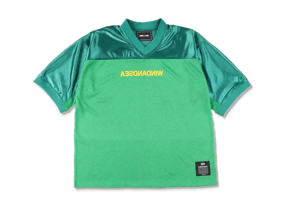 WIND AND SEA A32 Football Jersey "Green"