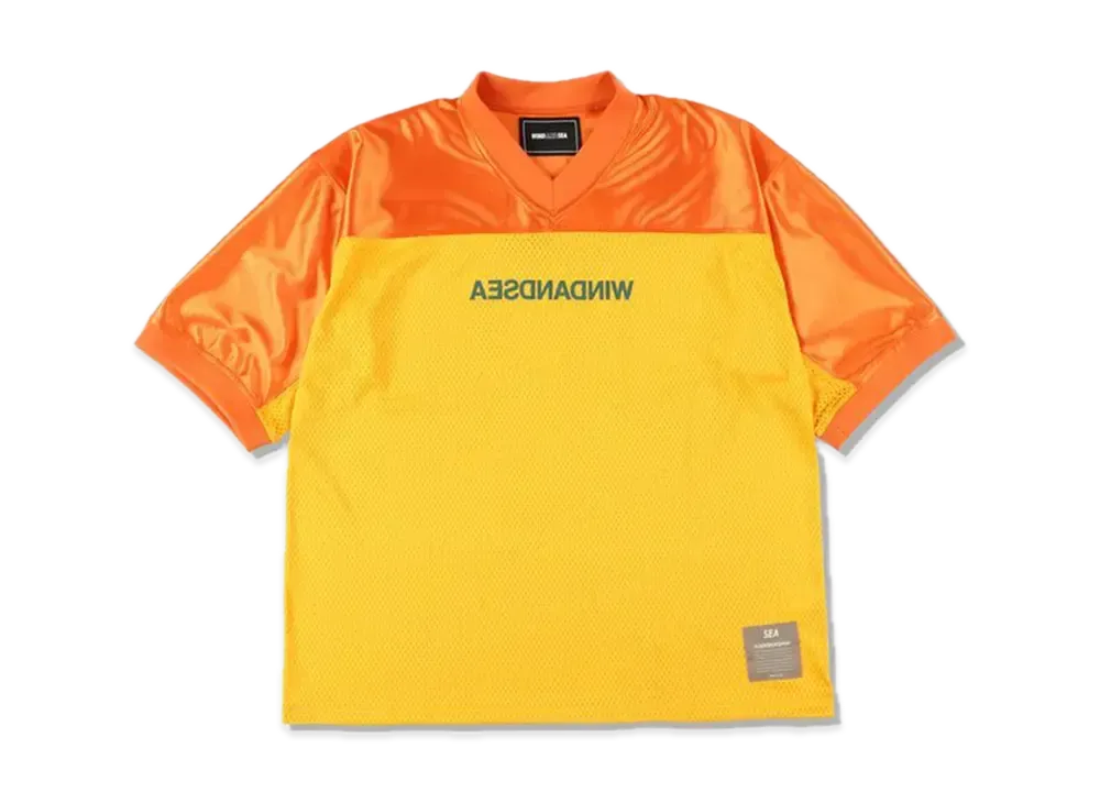 WIND AND SEA A32 Football Jersey "Orange"