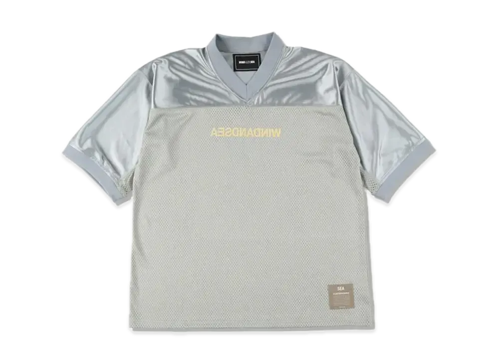 WIND AND SEA A32 Football Jersey "Gray"