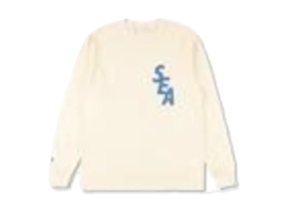 WIND AND SEA S-Dye L/S T-Shirt "Ivory/Blue"