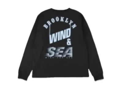 WIND AND SEA D.T.R.T -Bklyn- L/S Tee "Jet Black"