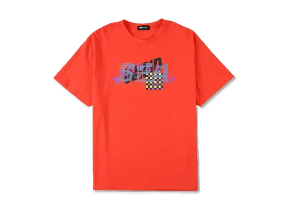 WIND AND SEA D.T.R.T -Over Lap Bklyn- Tee "Coke Red"