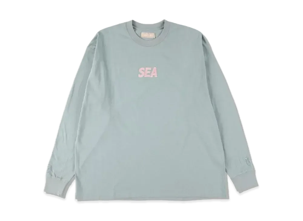 GREENable HIRUZEN x WIND AND SEA L/S Tee "Red Turnip"