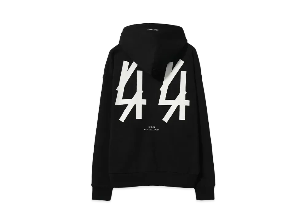 44 LABEL GROUP CLASSIC ZIP HOODIE "BLACK"