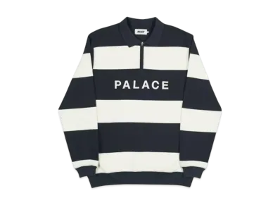 PALACE J Stripe Crew "Black"