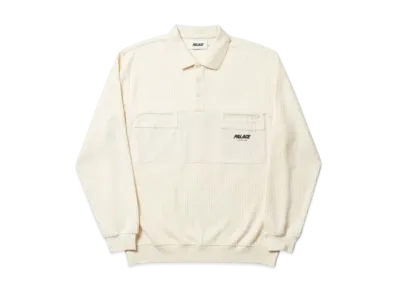 PALACE Waffle On Polo "Cream"