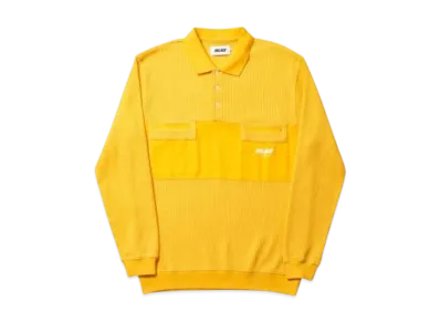 PALACE Waffle On Polo "Yellow"