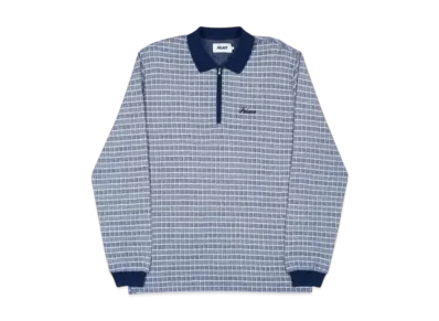 PALACE Checker Zip Top "Natural"