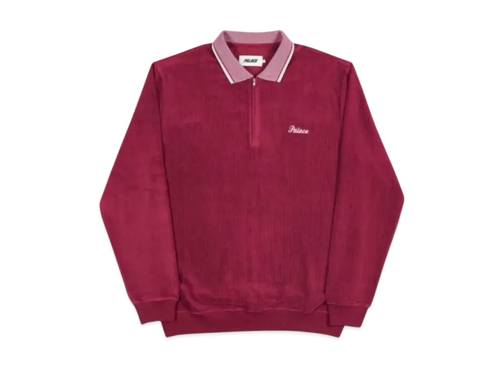 PALACE Lour Polo Crew "Beet Red"