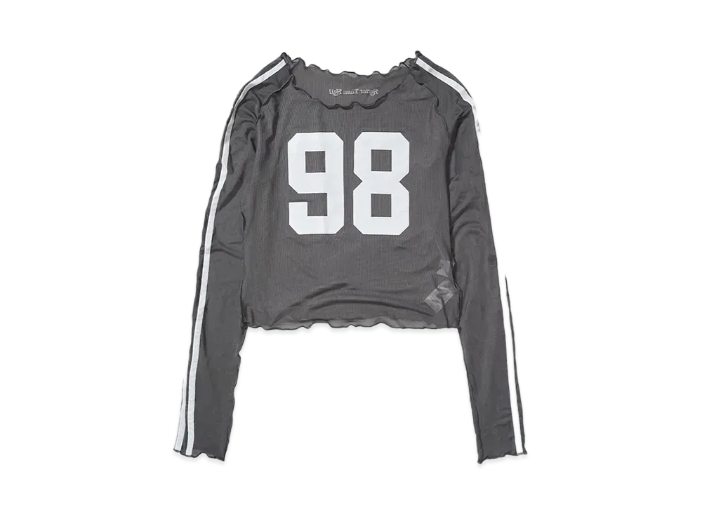 HTH Numbering long tee "GRAY"