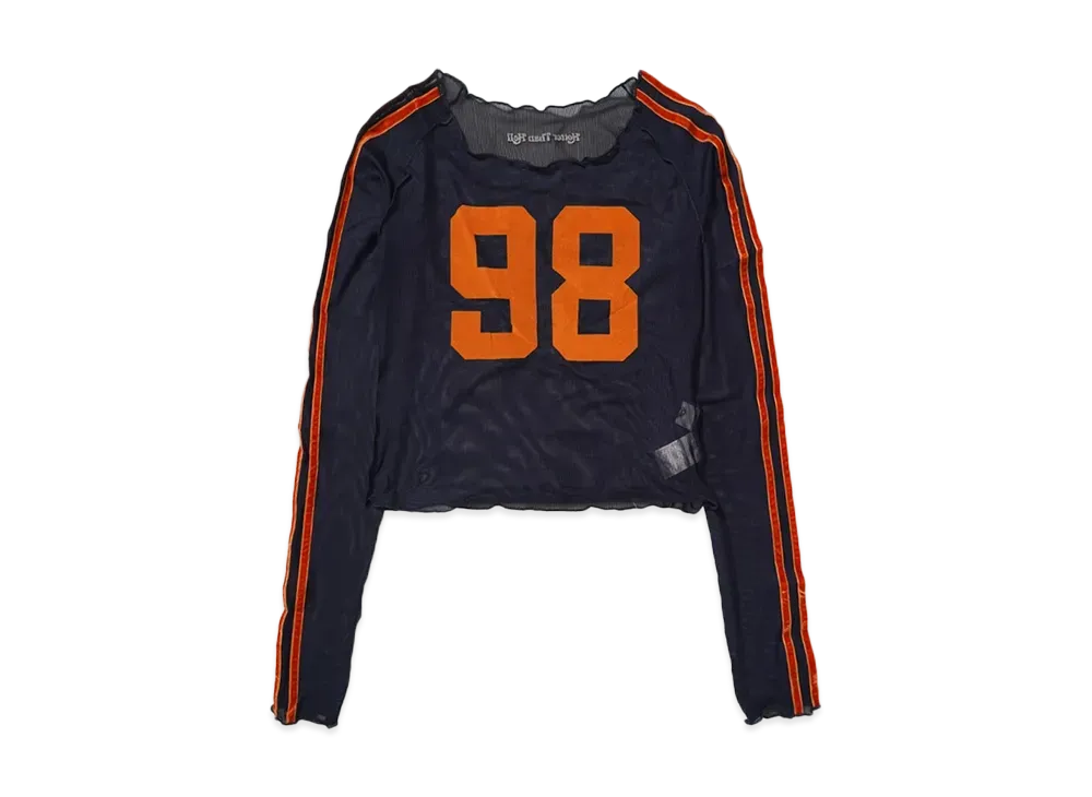 HTH Numbering long tee "NAVY"