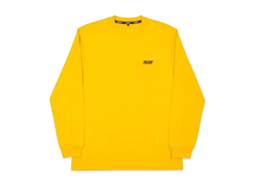 PALACE Basically a Pocket Longsleeve "Yellow"