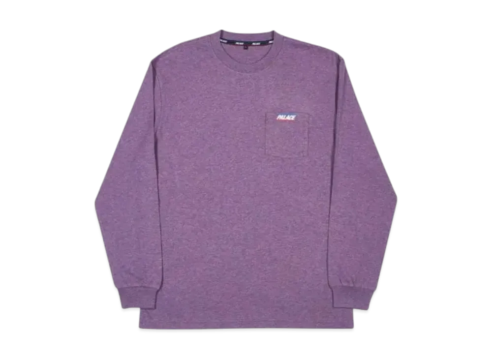 PALACE Basically a Pocket Longsleeve "Purple"