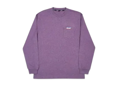 PALACE Basically a Pocket Longsleeve "Purple"