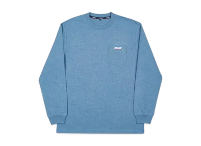 PALACE Basically a Pocket Longsleeve "Blue"