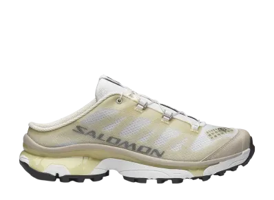 MM6メゾンマルジェラ × サロモン XT-4 ミュール2 "ホワイト/グリーンヘイズ/シルバークラウド"