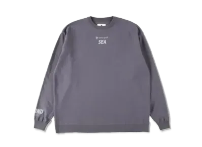 Snow Peak x WIND AND SEA CO/PE Dry L/S Tshirt "Dark Gray"