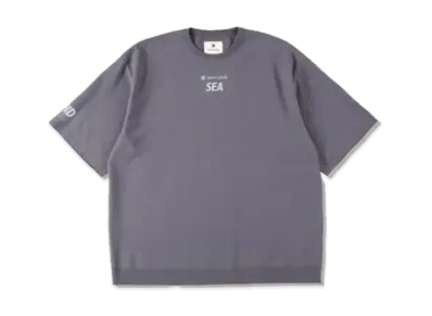 Snow Peak x WIND AND SEA CO/PE Dry S/S Tshirt "Dark Gray"