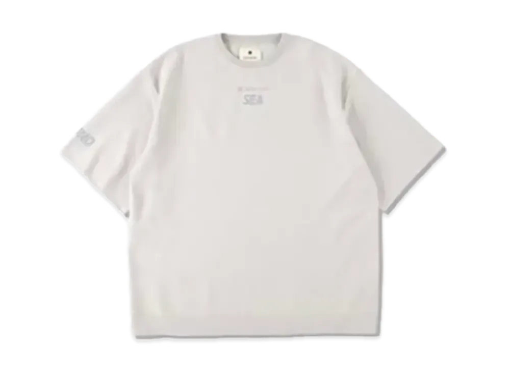 Snow Peak x WIND AND SEA CO/PE Dry S/S Tshirt Light Gray