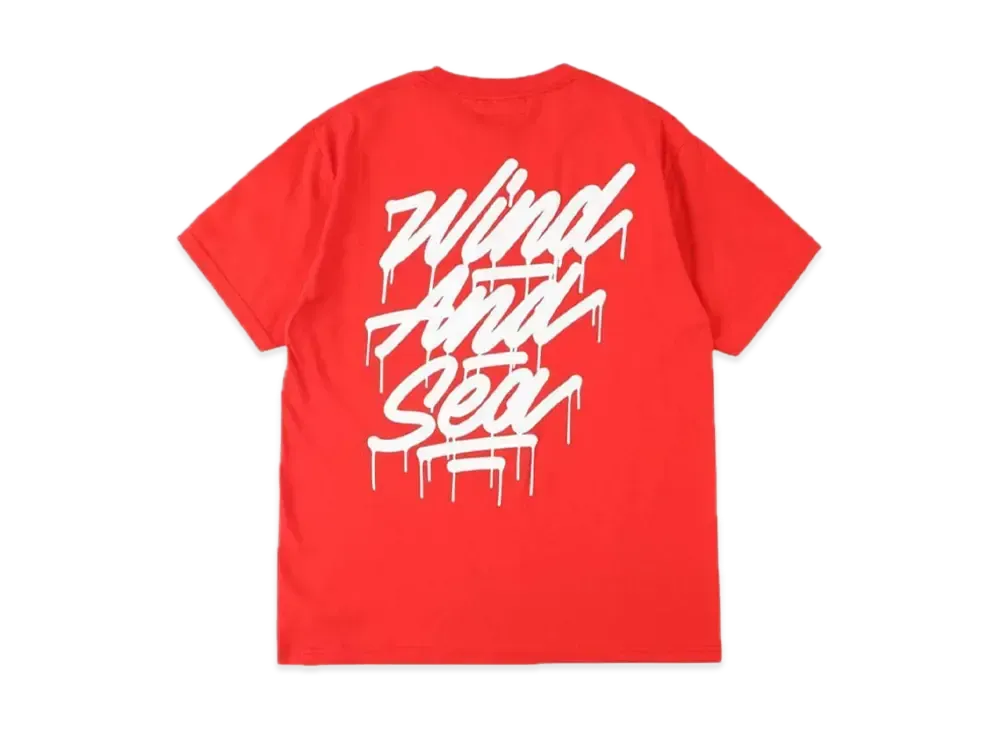 It's A Living x WIND AND SEA Tagging Tee "Red"
