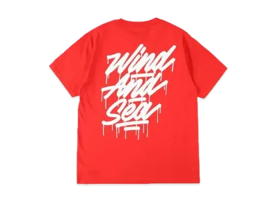 It's A Living x WIND AND SEA Tagging Tee "Red"