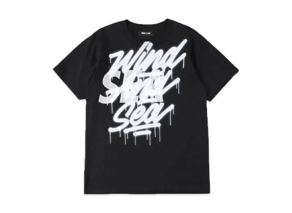 It's A Living x WIND AND SEA Sea Tee "Black"