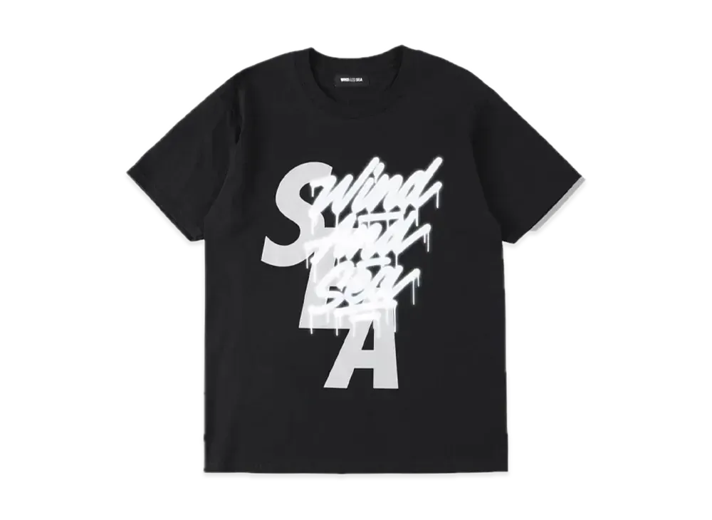 It's A Living x WIND AND SEA S_E_A Tee "Black"