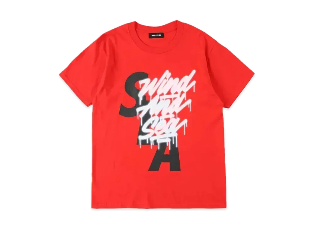 It's A Living x WIND AND SEA S_E_A Tee "Red"