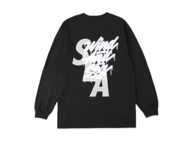 It's A Living x WIND AND SEA LS Tee "Black"