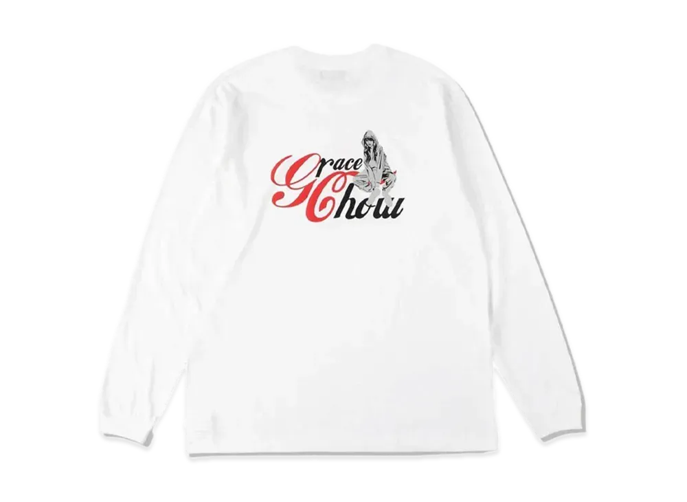 GRACECHOW x WIND AND SEA Sea LS Tee "White"