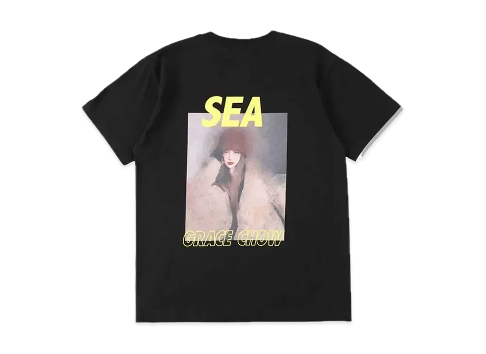 GRACECHOW x WIND AND SEA Photo Tee "Black"