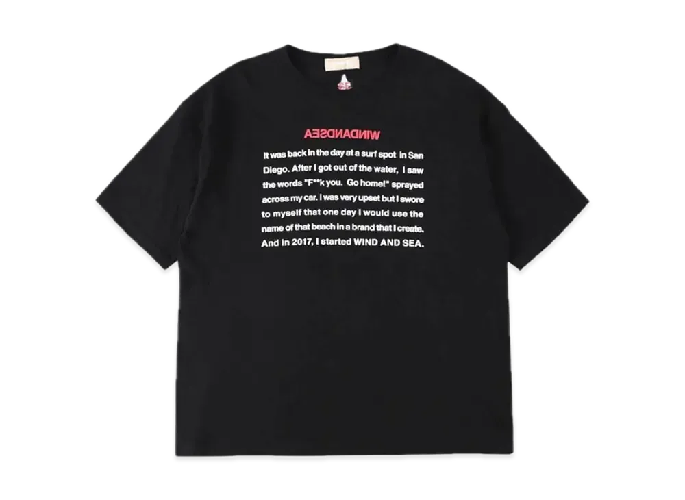 WIND AND SEA A32 Basis Sea T Shirt "Black"