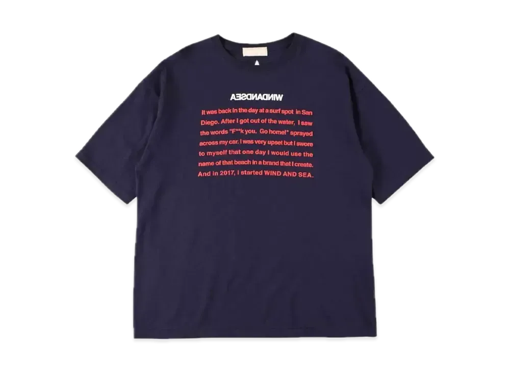 WIND AND SEA A32 Basis Sea T Shirt "Navy"