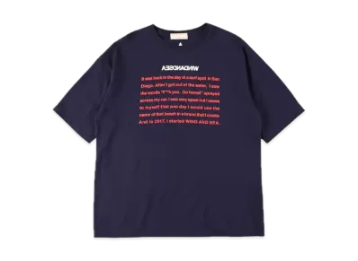 WIND AND SEA A32 Basis Sea T Shirt "Navy"