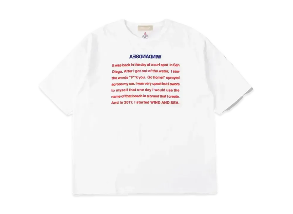 WIND AND SEA A32 Basis Sea T Shirt "White"