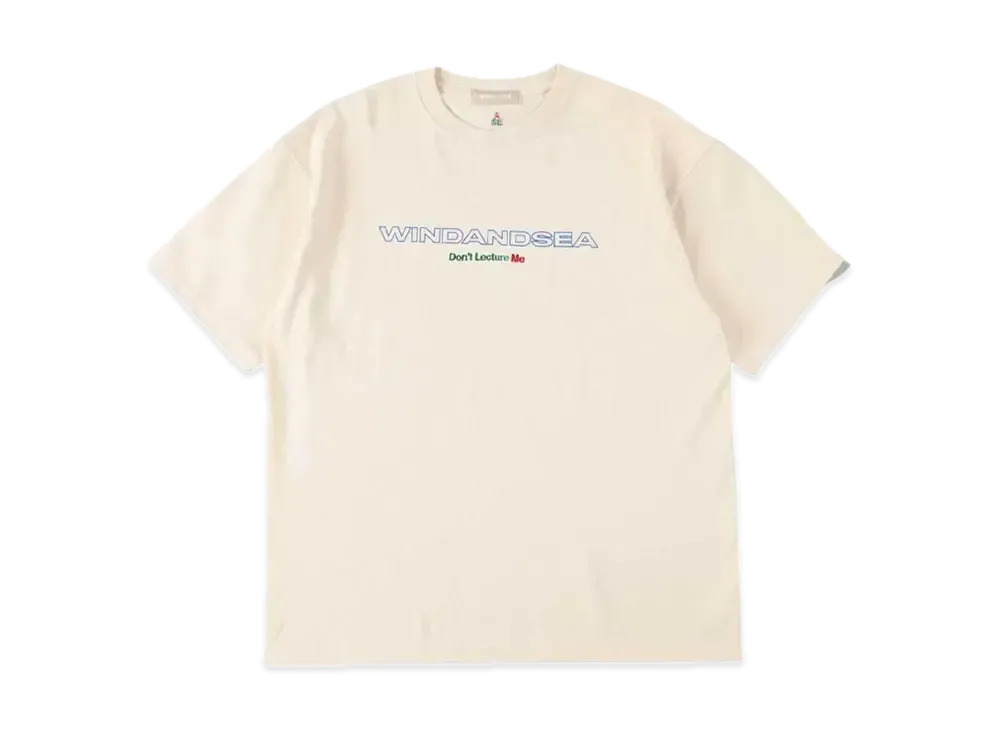 WIND AND SEA DLM Sharpness SS Cut Sewn "Ivory"