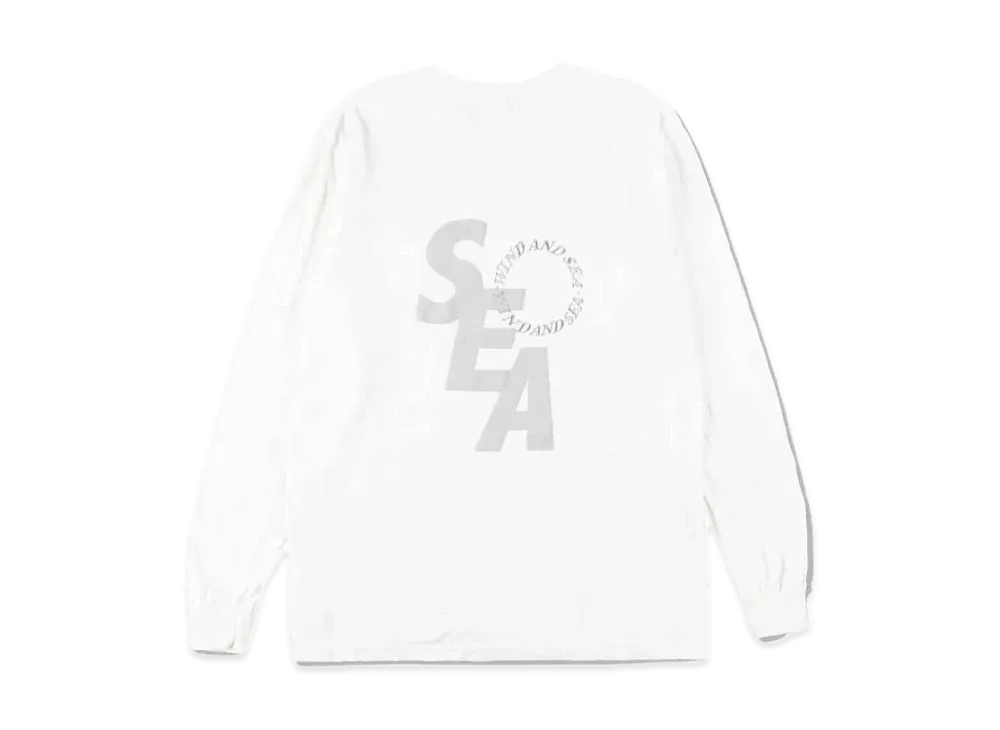 WIND AND SEA SD L/S T-Shirt White "Gray"