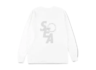 WIND AND SEA SD L/S T-Shirt White "Gray"