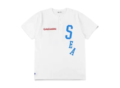 WIND AND SEA League-03 Henly Neck S/S Tee "White"