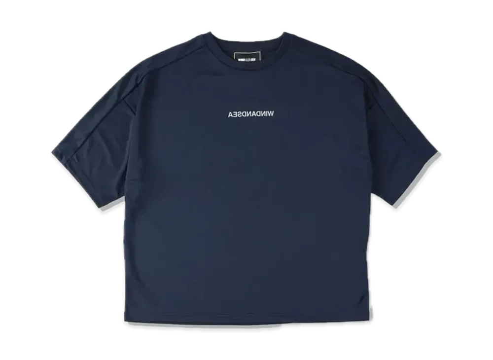 WIND AND SEA A32 Dry Reflect M/S Cut-Sewn "Navy"