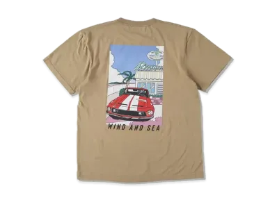Yoshifuku Honoka x WIND AND SEA Tee Car Sand "Khaki"