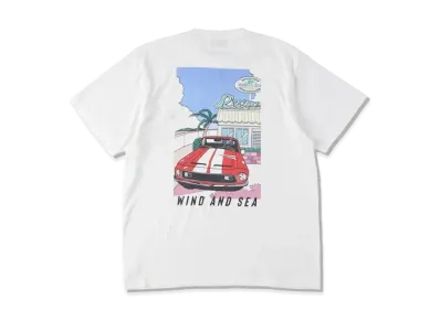 Yoshifuku Honoka x WIND AND SEA Tee Car "White"