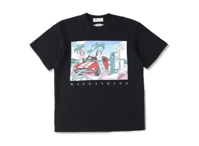 Yoshifuku Honoka x WIND AND SEA Tee Girl "Black"