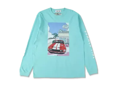 Yoshifuku Honoka x WIND AND SEA L/S Tee Car L/"Blue"