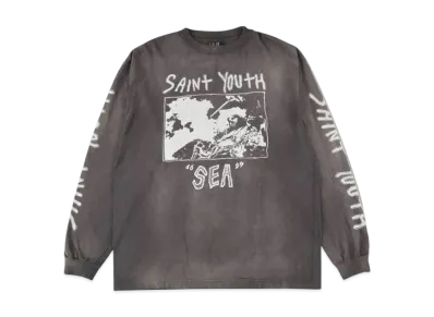 SAINT MXXXXXX x WIND AND SEA LS Tee "Black"
